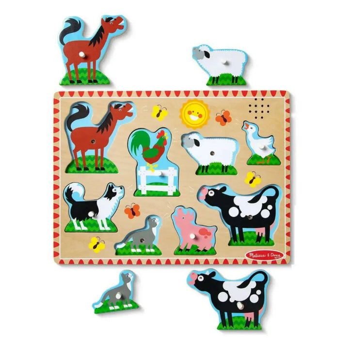 Melissa and Doug Sound Puzzle Farm Animals
