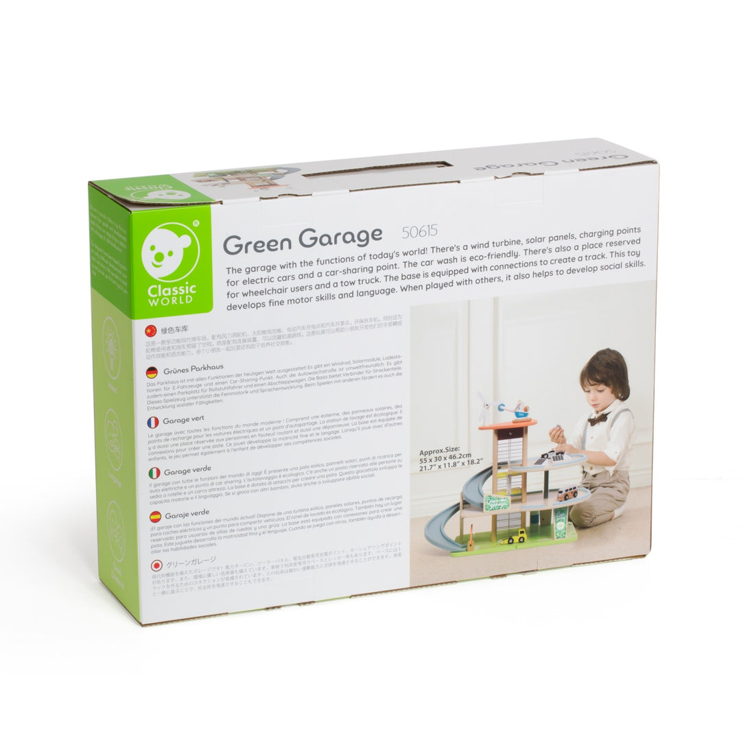 Classic World Green Garage