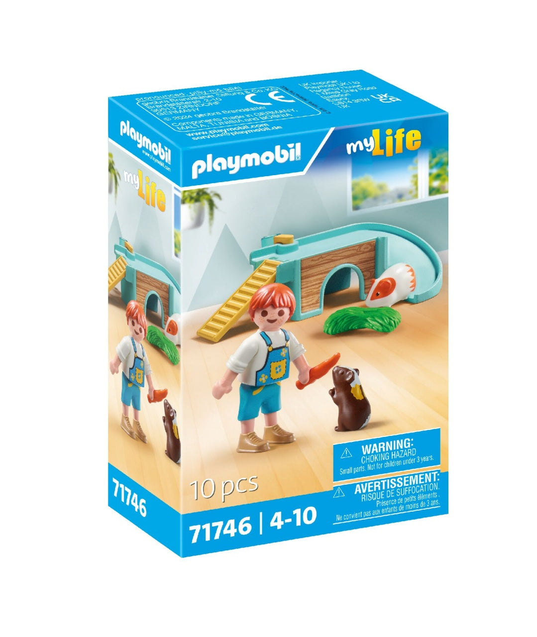 PLAYMOBIL 71746 My Life Boy with Guinea Pig