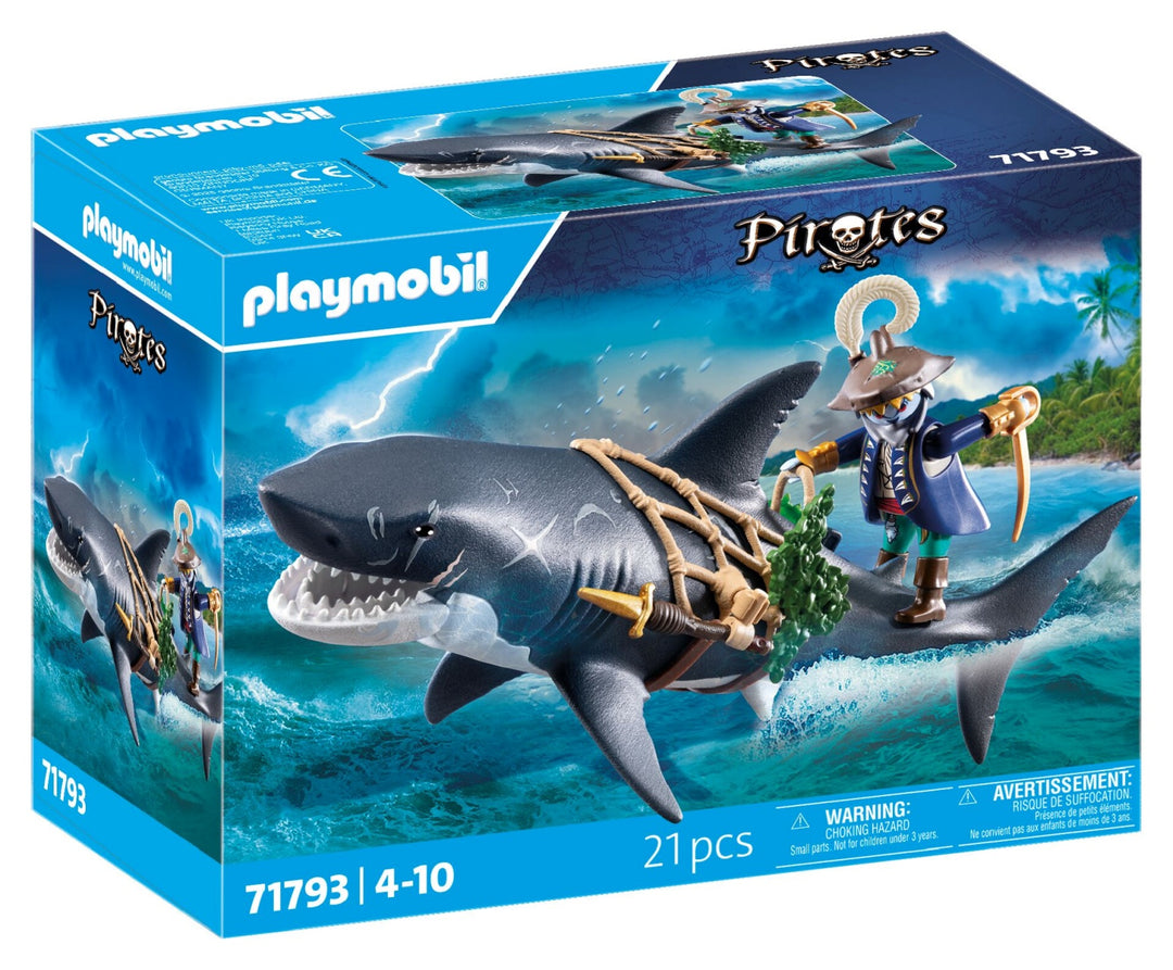 PLAYMOBIL 71793 Pirates Giant Shark with Biting Function