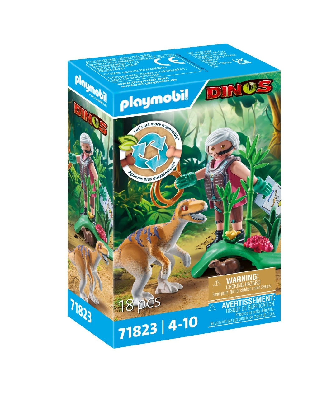 PLAYMOBIL 71823 Dinos Velociraptor