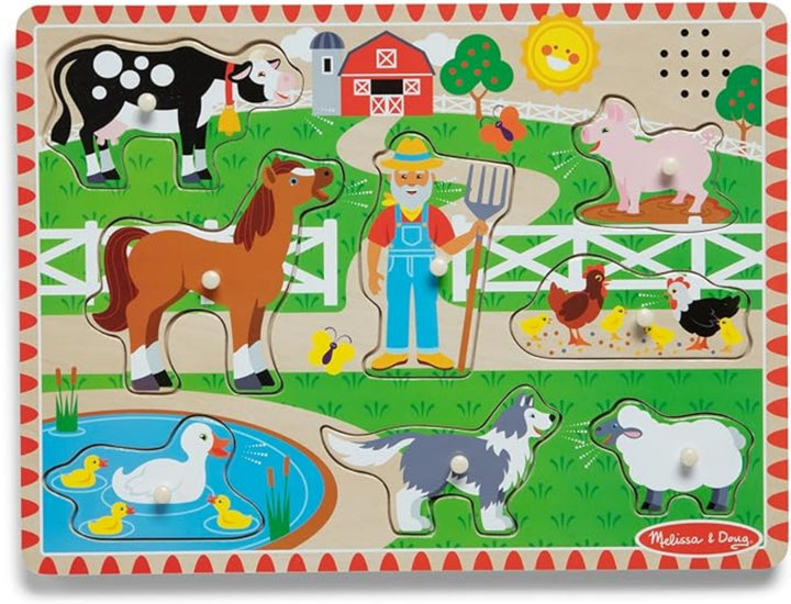 Melissa and Doug Sound Puzzle - Old MacDonald&