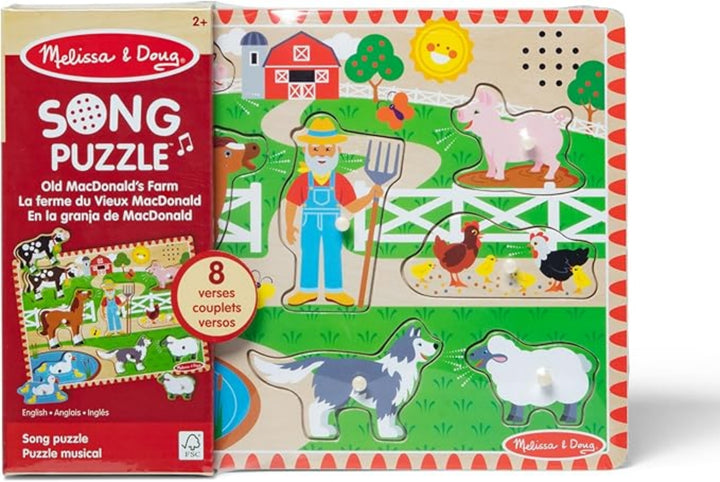 Melissa and Doug Sound Puzzle - Old MacDonald&