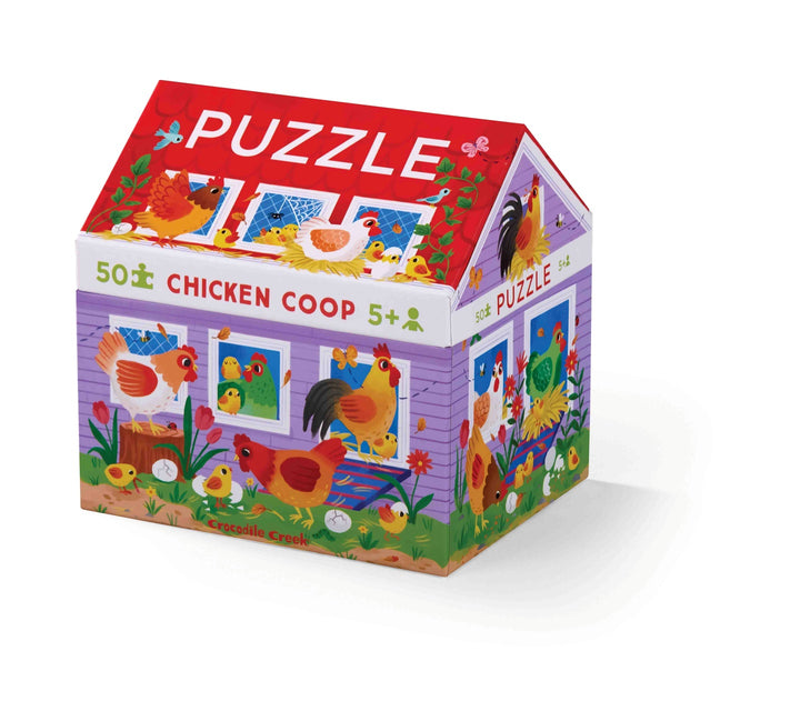 Crocodile Creek 50 piece Puzzle - Chicken Coop