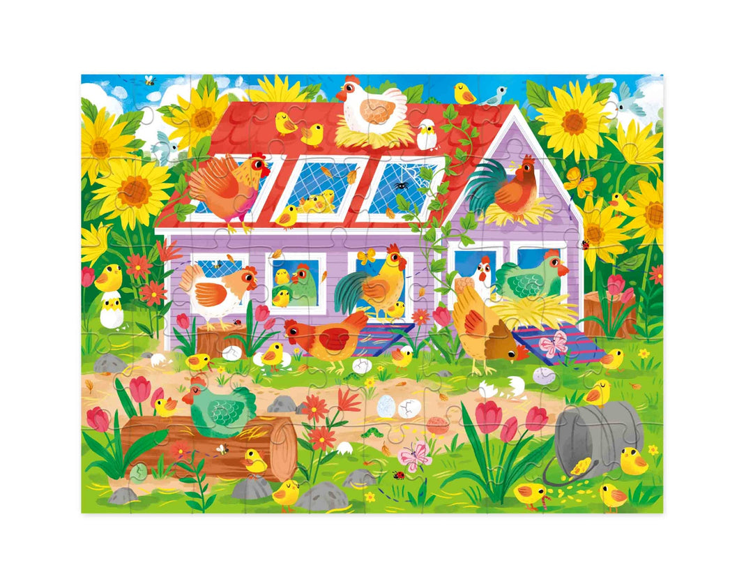 Crocodile Creek 50 piece Puzzle - Chicken Coop
