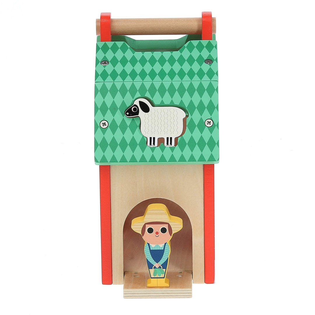 Vilac Shape Sorter - Farm with Animal Shapes