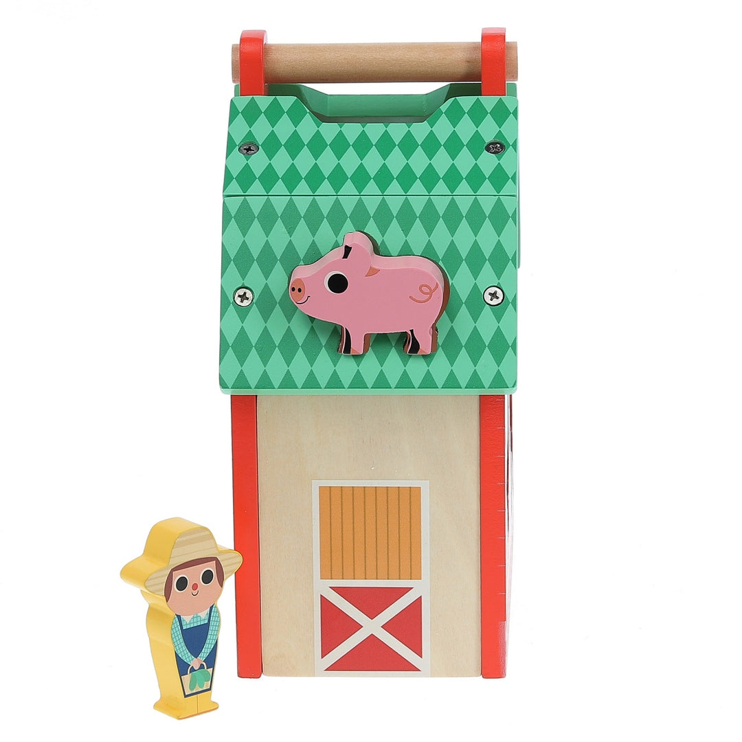 Vilac Shape Sorter - Farm with Animal Shapes