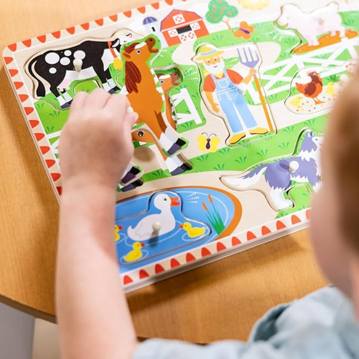 Melissa and Doug Sound Puzzle - Old MacDonald&