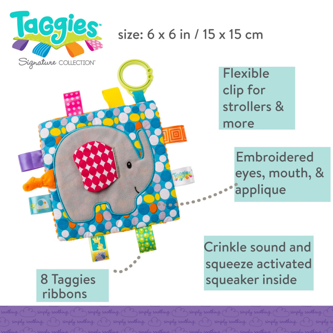 Crinkle Me Taggies - Elephant