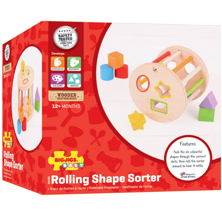 Bigjigs Rolling Shape Sorter