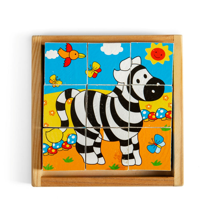 Bigjigs Cube Puzzle - Safari