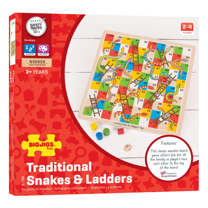 Bigjigs Snakes and Ladders