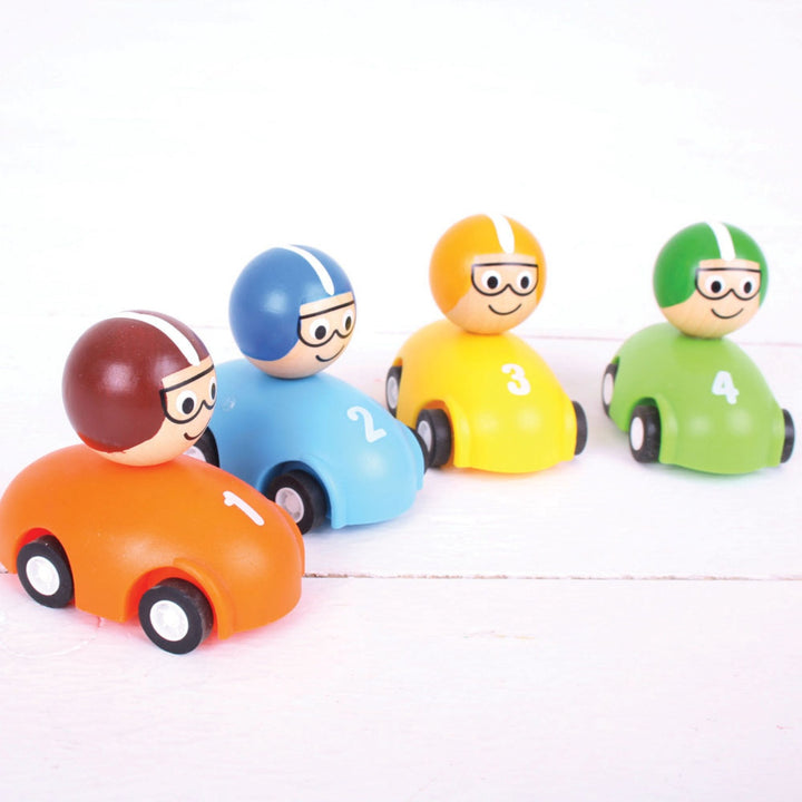 Bigjigs Pullback Racing Car