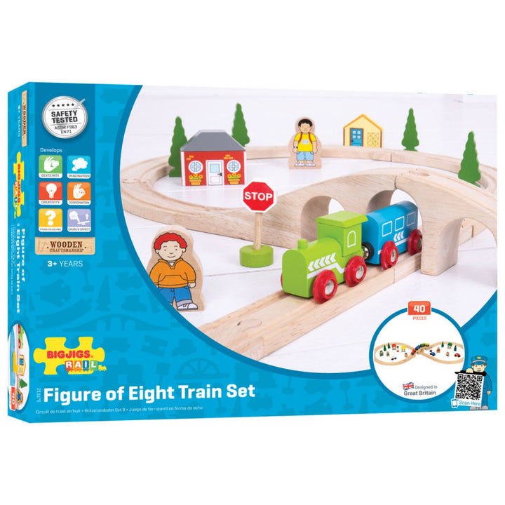 Bigjigs Figure of Eight Train Set