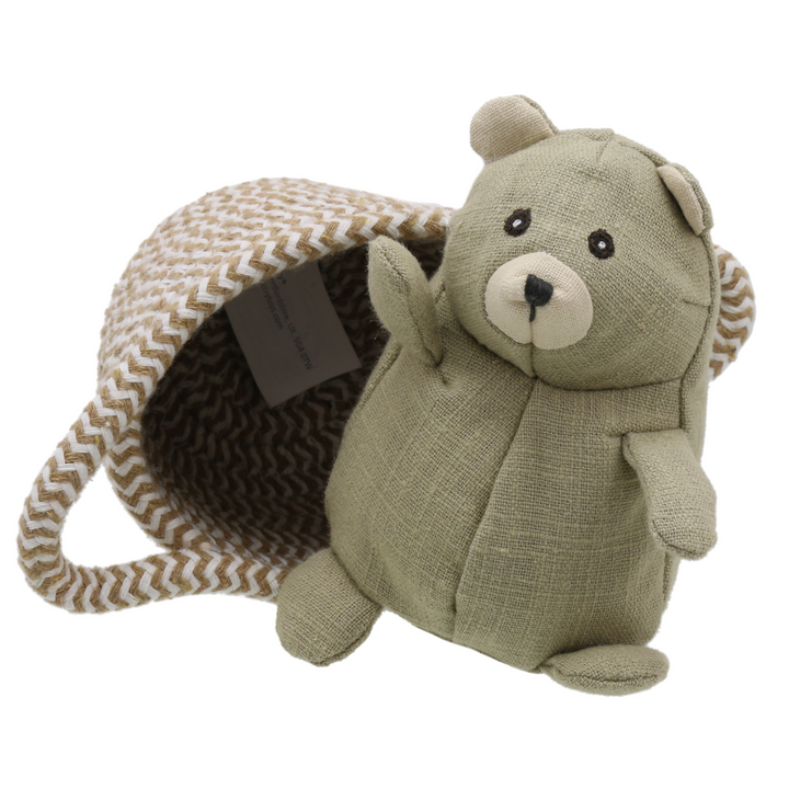Wilberry Pets in Baskets - Bear