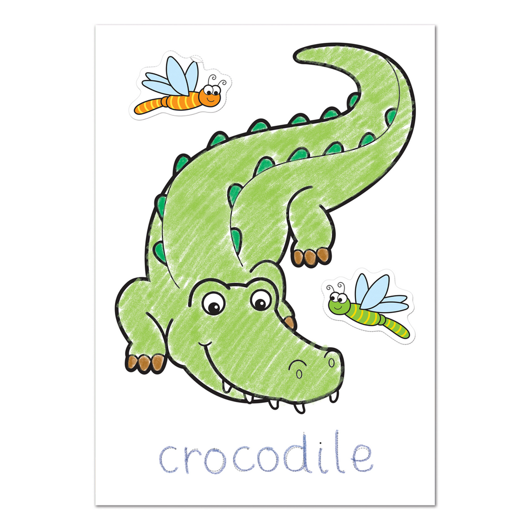 Orchard Toys Book Jungle Sticker Colouring Book