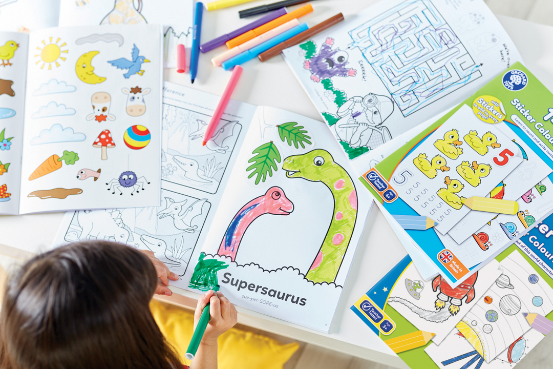 Orchard Toys Outer Space Sticker Colouring Book