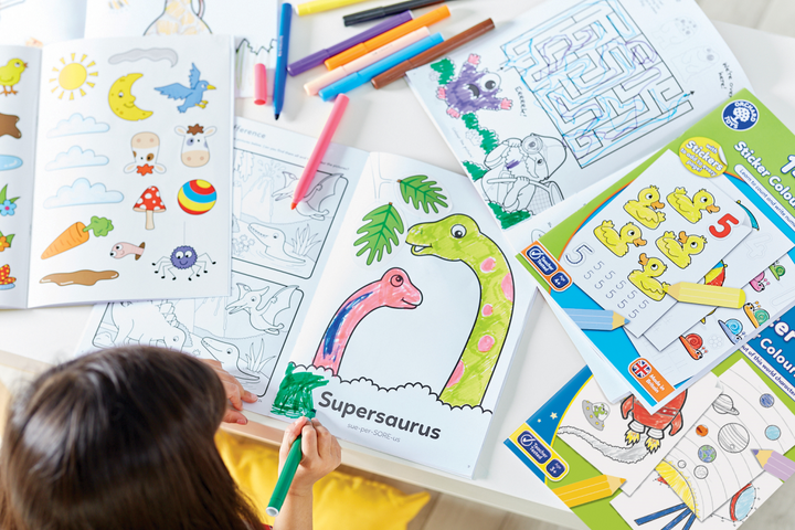 Orchard Toys Outer Space Sticker Colouring Book