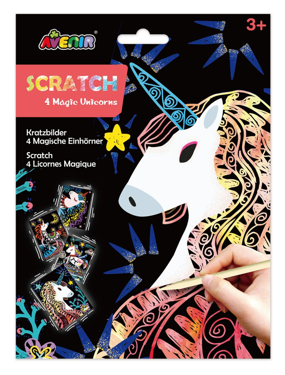 Avenir Scratch - 4 Magic Unicorns