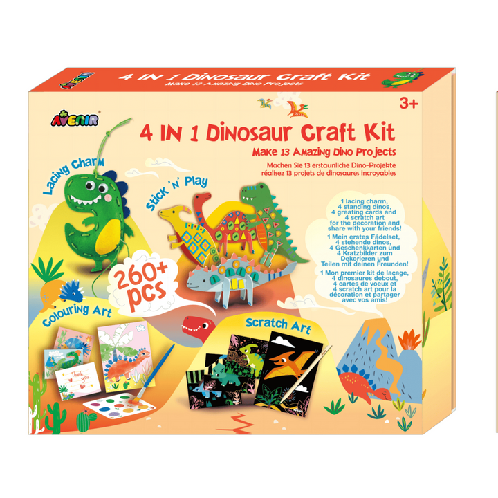 4 in 1 Craft Kit - Dinosaur