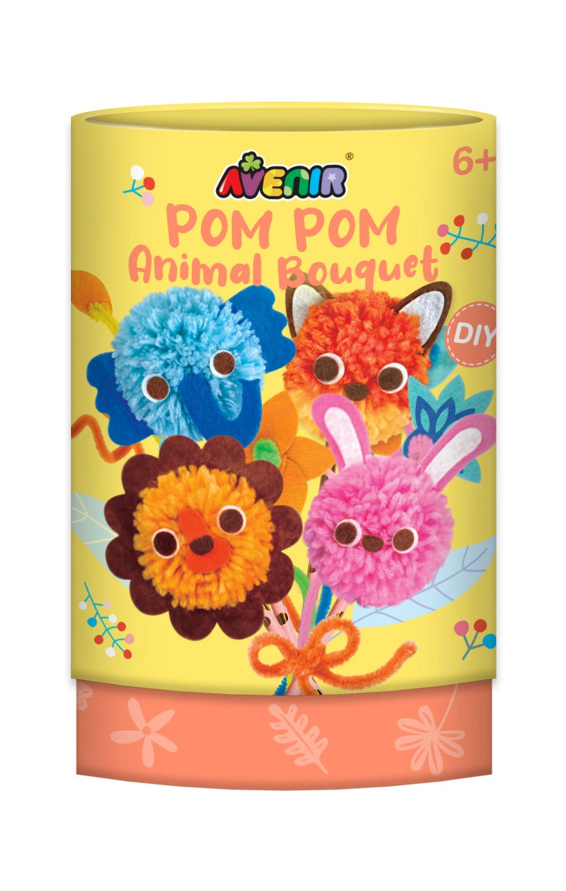 Pom Pom Animal Bouquet