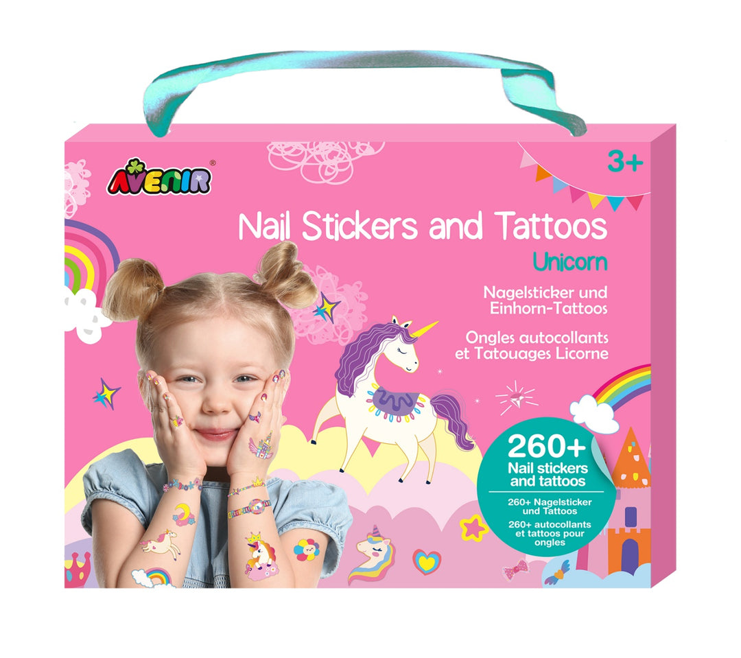 Avenir Nail Stickers and Tattoos - Unicorn