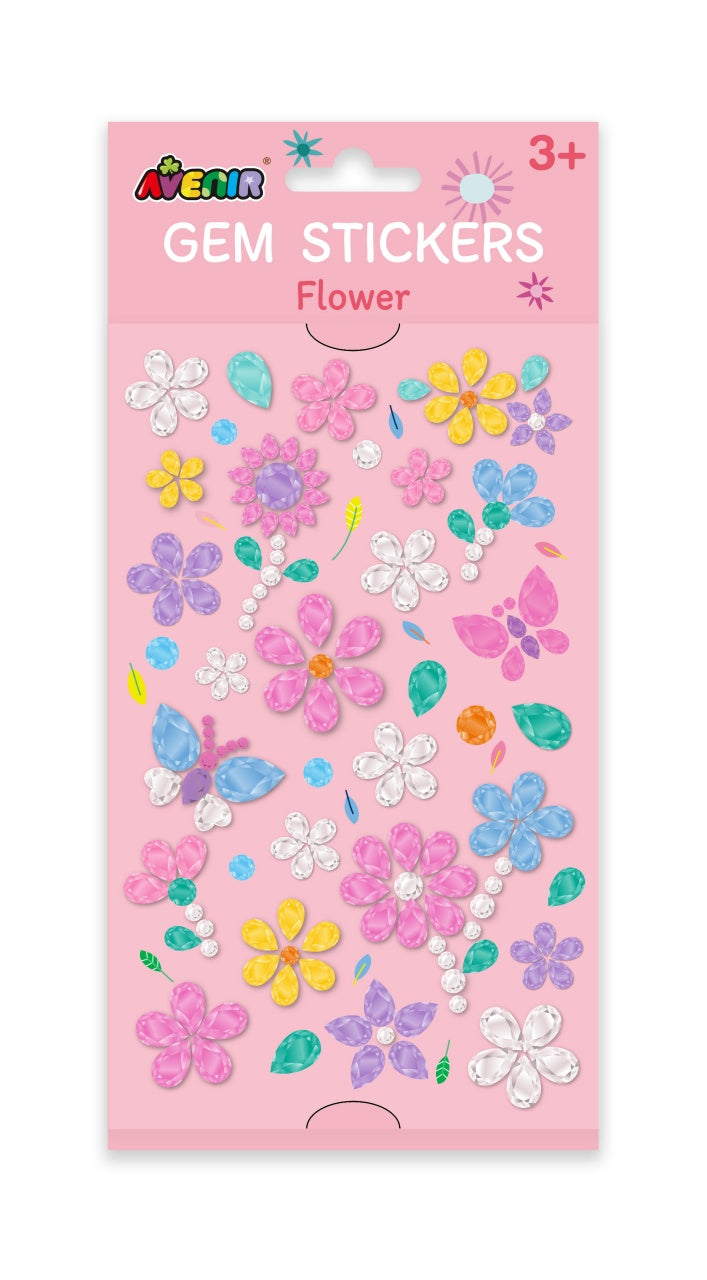 Avenir Gem Stickers - Flowers