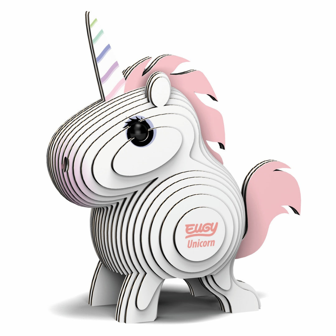 Eugy Unicorn 3D Cardboard Model Kit