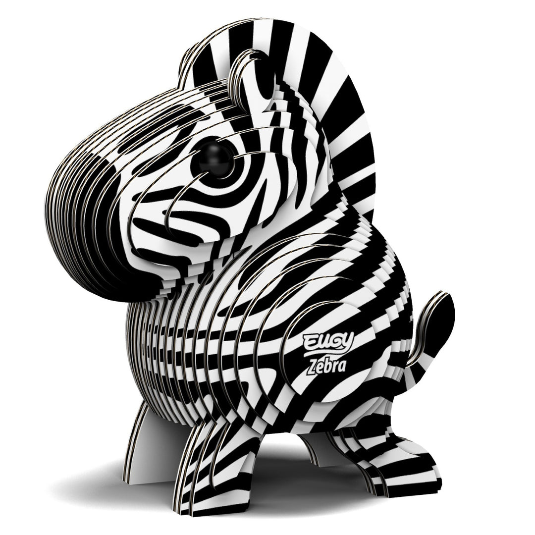 Eugy Zebra 3D Cardboard Model Kit