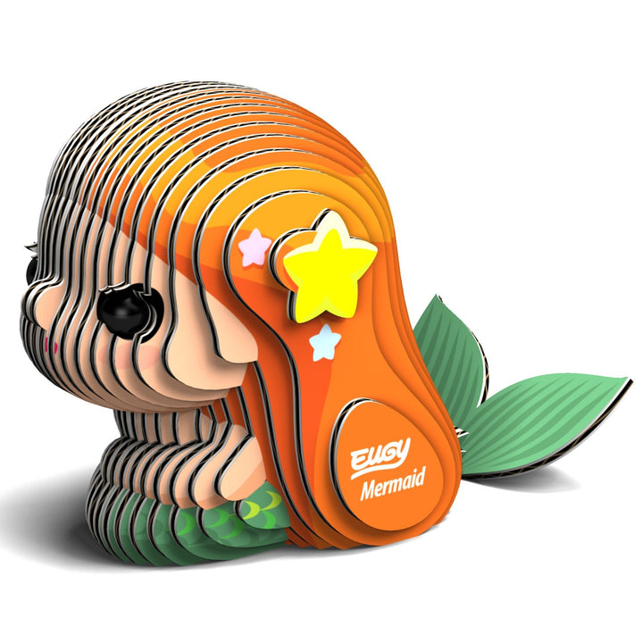 Eugy Mermaid 3D Cardboard Model Kit