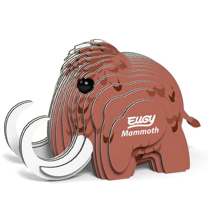 Eugy Mammoth 3D Cardboard Model Kit
