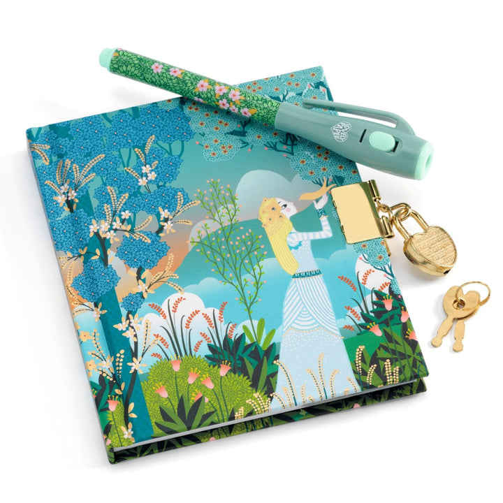 Djeco Little Secret Notebook with Magic Pen - Charlotte