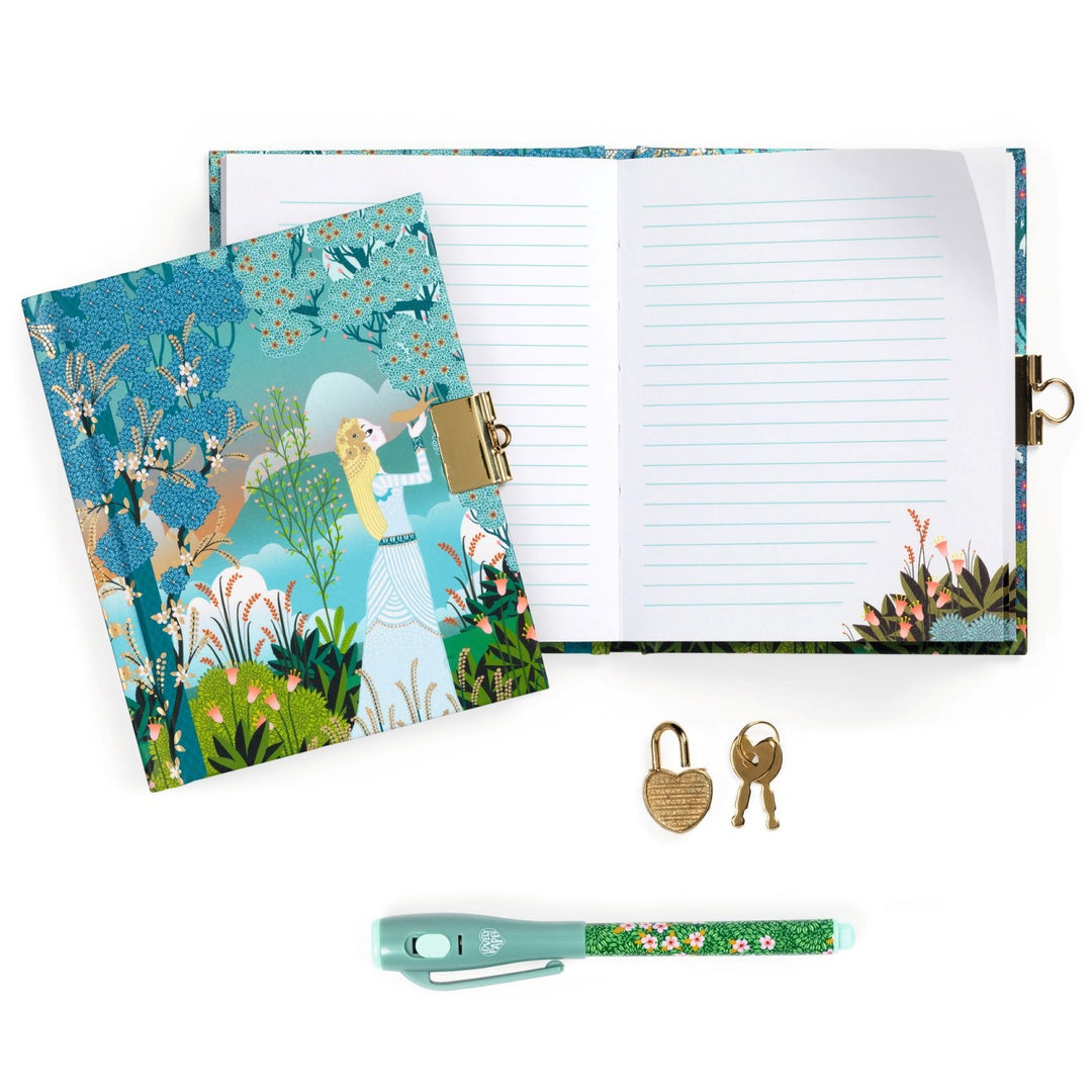 Djeco Little Secret Notebook with Magic Pen - Charlotte