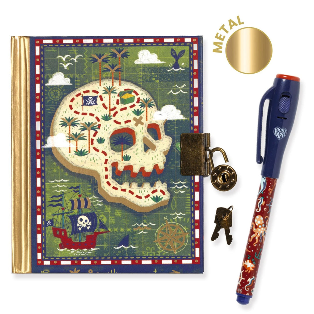 Djeco Little Secret Notebook with Magic Pen - Steve