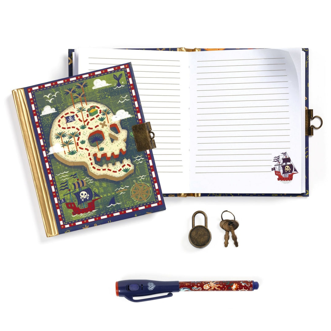 Djeco Little Secret Notebook with Magic Pen - Steve