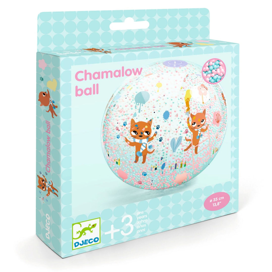 Djeco Inflatable Ball - Chamalow Cat
