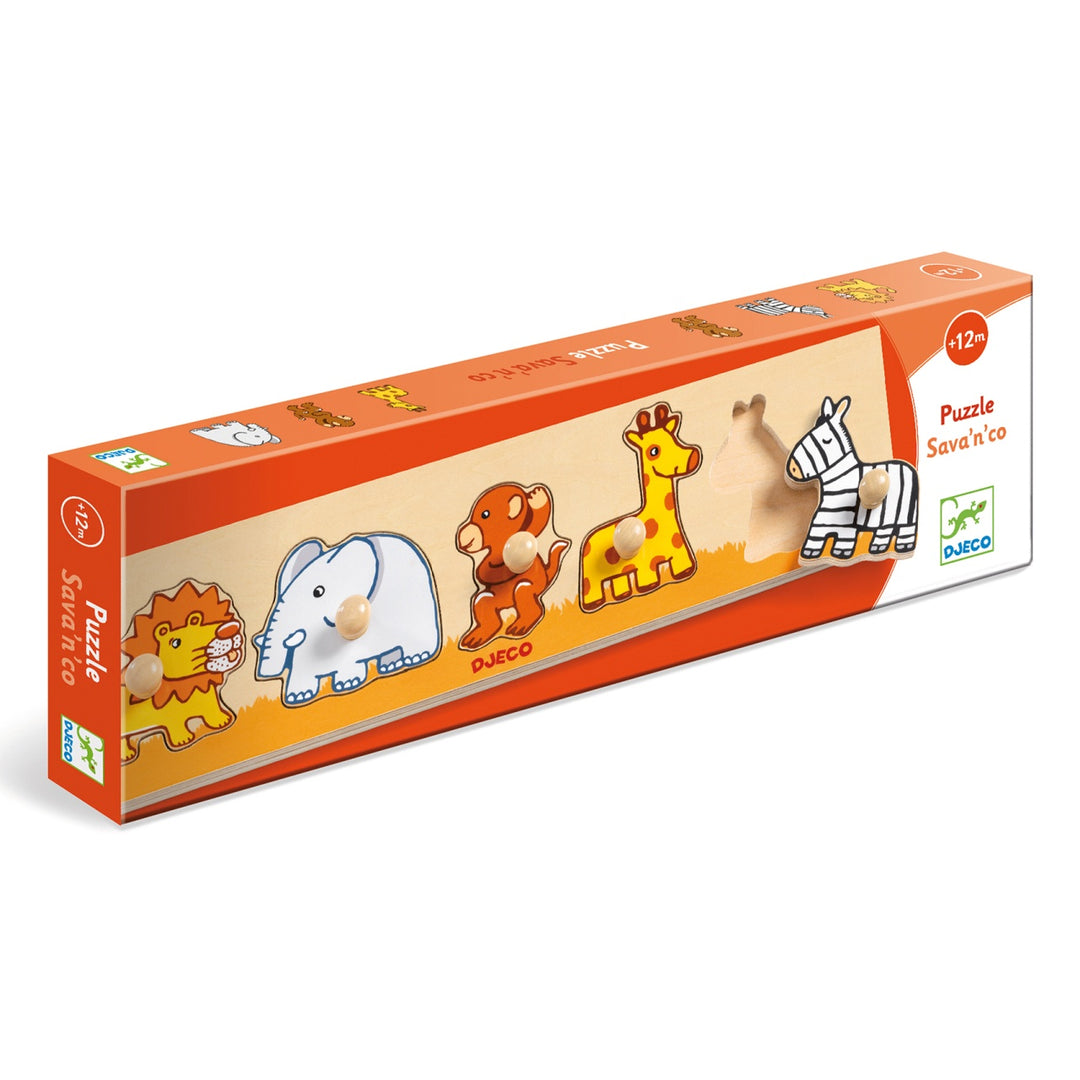Djeco Wooden Button Puzzle Sava&