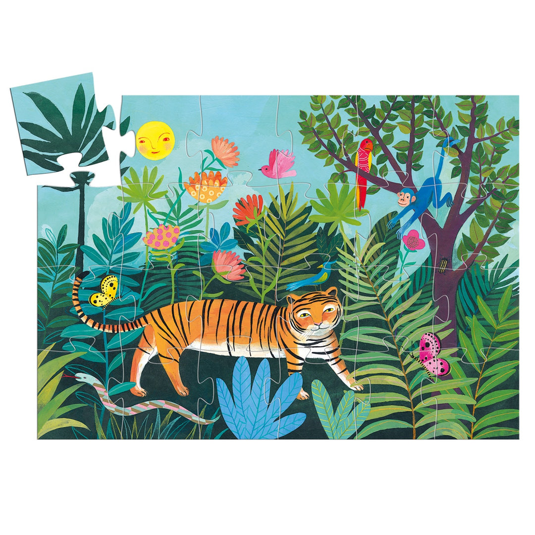 Djeco Silhouette Puzzle - The Tiger&