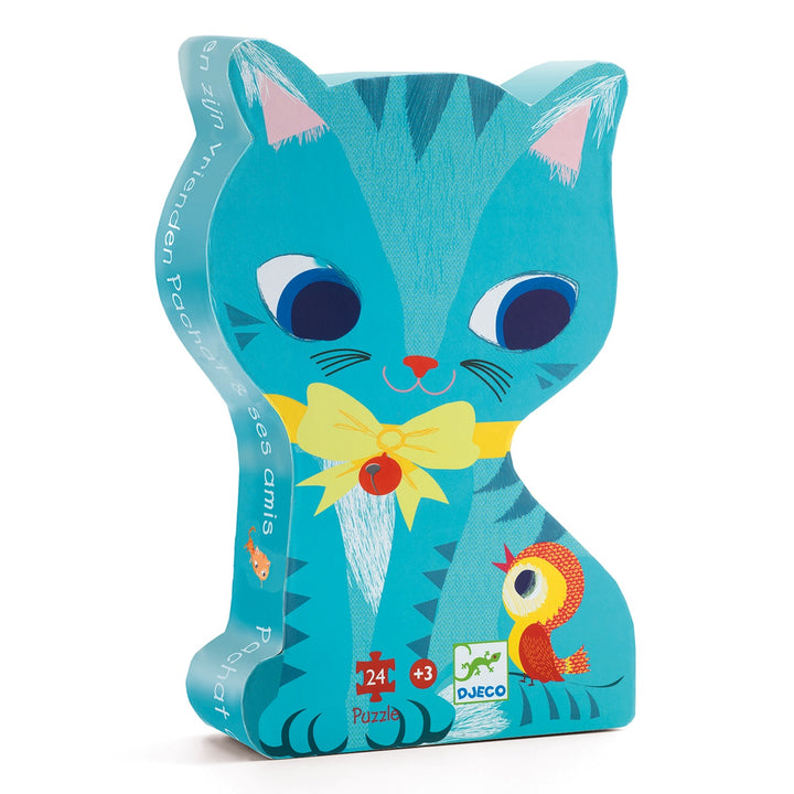 Djeco Silhouette Puzzle Cat Pachat And His Friends