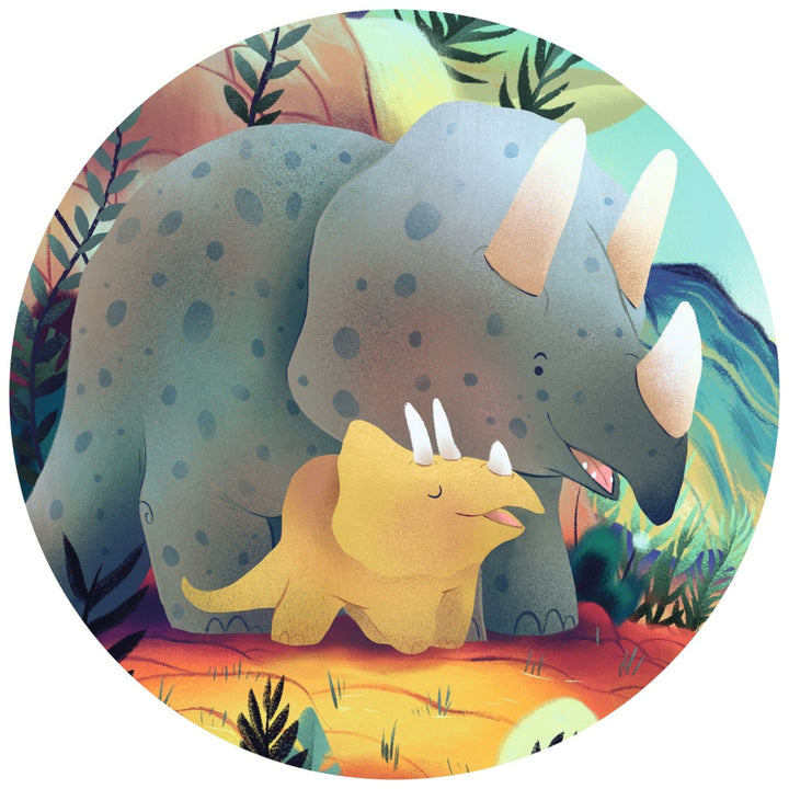 Djeco Silhouette Puzzle - Teo the Dino (24 pieces)