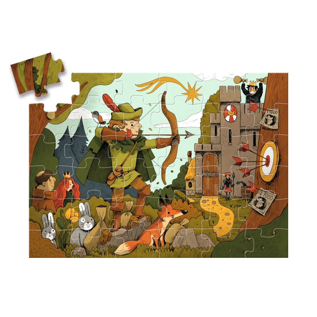 Djeco Silhouette Puzzle - Robin Hood