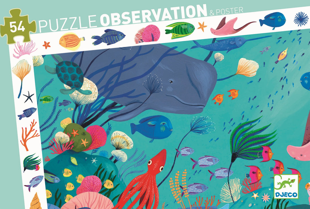 Djeco Puzzle Observation Aquatic 54 pieces