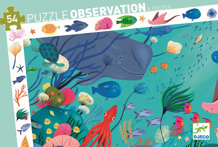 Djeco Puzzle Observation Aquatic 54 pieces