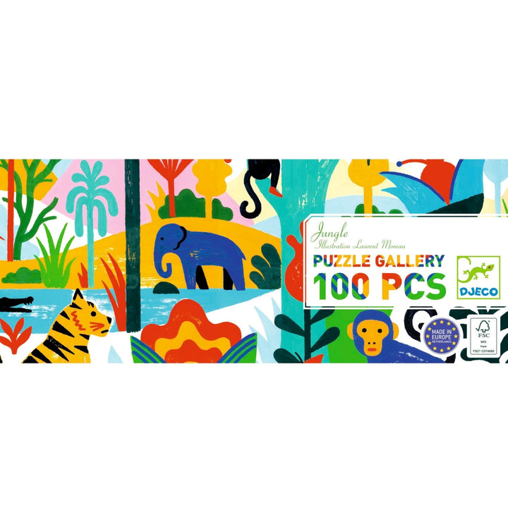 Djeco Puzzle Gallery - Jungle 100pc