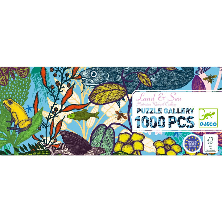 Djeco Puzzle Gallery Land and Sea 1000 pieces