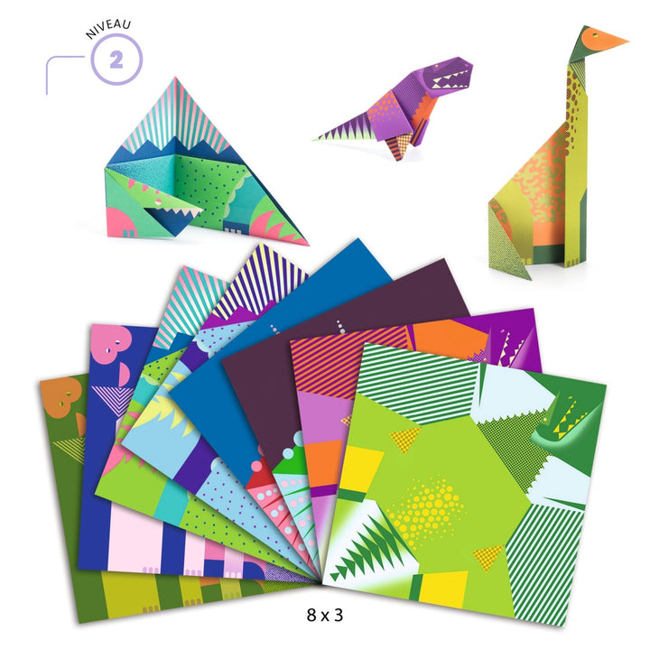 Djeco Origami - Easy Origami Dinosaurs