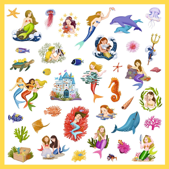 Djeco Stickers - Mermaids