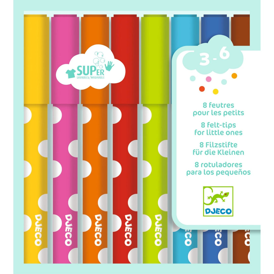 Djeco Felt Tips  For Little Ones
