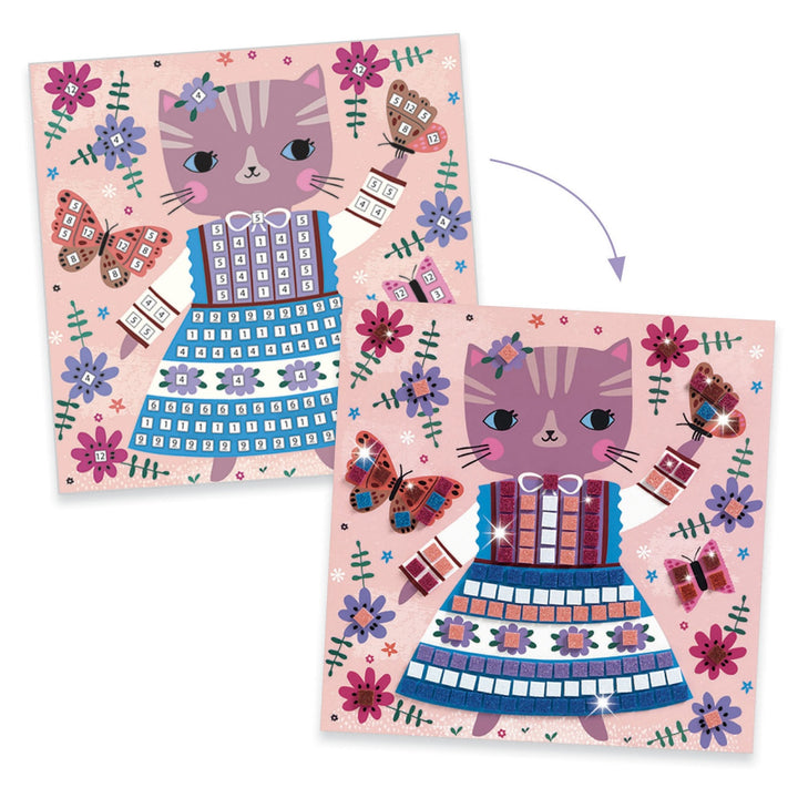 Djeco Mosaics - Lovely Pets