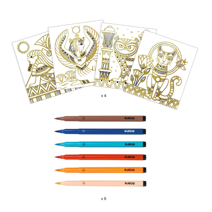 Djeco Artistic Color - Flora Colouring In